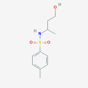 molecular formula C11H17NO3S B12212117 N-(4-hydroxybutan-2-yl)-4-methylbenzenesulfonamide 