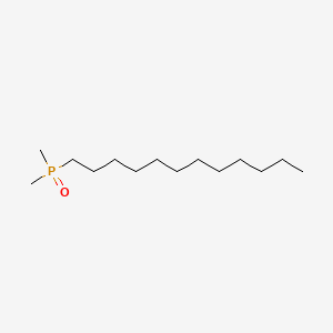 molecular formula C14H31OP B1221216 Dodecyldimethylphosphine oxide CAS No. 871-95-4