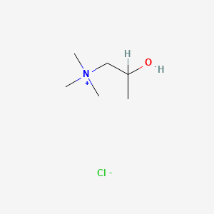 molecular formula C6H16ClNO B1221220 beta-Methylcholine chloride CAS No. 2382-43-6