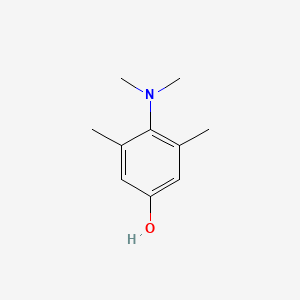 molecular formula C10H15NO B1221222 4-二甲基氨基-3,5-二甲酚 CAS No. 6120-10-1
