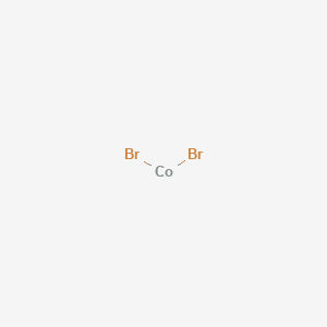 molecular formula CoBr2<br>Br2Co B1221230 溴化钴(II) CAS No. 7789-43-7