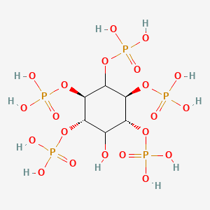 molecular formula C6H17O21P5 B1221232 肌醇1,3,4,5,6-五磷酸 CAS No. 20298-97-9