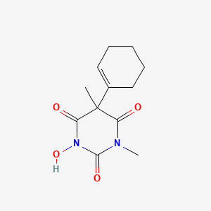 molecular formula C12H16N2O4 B1221234 3-Hydroxyhexobarbital 