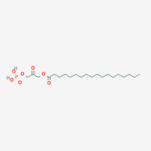 molecular formula C21H41O7P B1221237 Stearoylglycerone phosphate 