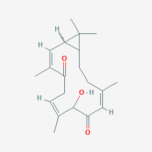 molecular formula C20H28O3 B122124 Koumbalone A CAS No. 155969-80-5