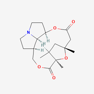 molecular formula C18H27NO5 B1221243 Nemorensine 