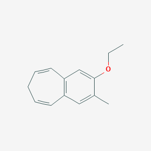 molecular formula C14H16O B122125 2-Ethoxy-3-methyl-7H-benzo[7]annulene CAS No. 140834-38-4