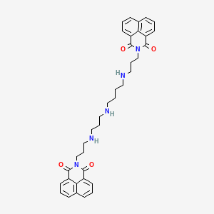 molecular formula C37H41N5O4 B1221257 BNIPSpd 