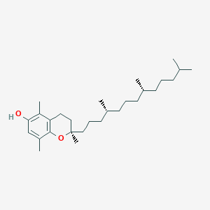molecular formula C₂₈H₄₈O₂ B122126 β-生育酚 CAS No. 148-03-8