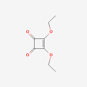 molecular formula C8H10O4 B1221301 3,4-二乙氧基-3-环丁烯-1,2-二酮 CAS No. 5231-87-8
