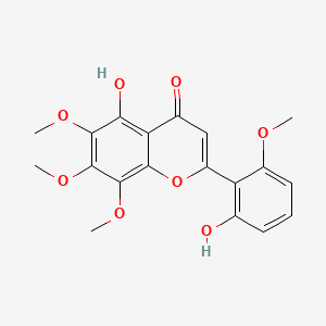 molecular formula C19H18O8 B1221306 Skullcapflavone Ii CAS No. 55084-08-7