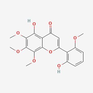 molecular formula C19H18O8 B1221306 Skullcapflavone II CAS No. 55084-08-7