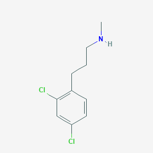 molecular formula C10H13Cl2N B12213089 [3-(2,4-Dichloro-phenyl)-propyl]-methyl-amine 