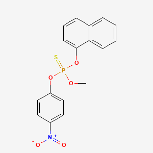 o-Methyl o-naphthalen-1-yl o-(4-nitrophenyl) phosphorothioate