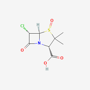 (2s,5r,6s)-6-Chloro-3,3-dimethyl-7-oxo-4-thia-1-azabicyclo[3.2.0]heptane-2-carboxylic acid 4-oxide
