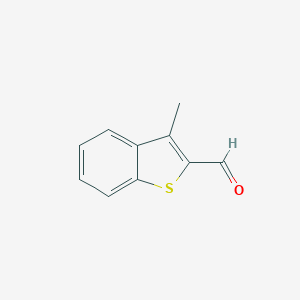 molecular formula C10H8OS B122132 3-Methylbenzo[b]thiophene-2-carboxaldehyde CAS No. 22053-74-3