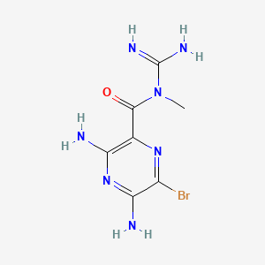 3,5-Diamino-N-(aminoiminomethyl)-6-bromopyrazine-N-methylcarboxamide