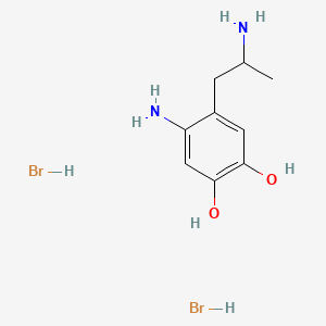 4-Amino-5-(2-aminopropyl)-1,2-benzenediol dihydrobromide