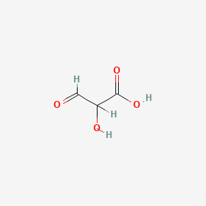 molecular formula C3H4O4 B1221333 2-Hydroxy-3-oxopropanoic acid CAS No. 2480-77-5