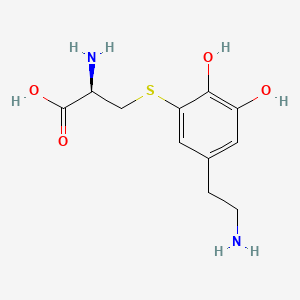 molecular formula C11H16N2O4S B1221337 5-S-Cysteinyldopamine CAS No. 99558-89-1