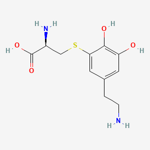 molecular formula C11H16N2O4S B1221337 5-S-cysteinyldopamine CAS No. 99558-89-1