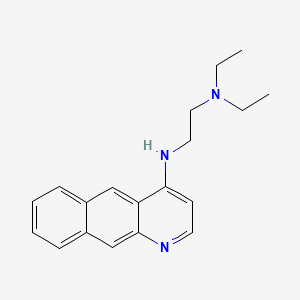 molecular formula C19H23N3 B1221339 Dabequine CAS No. 56548-50-6