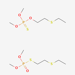 molecular formula C6H15O3PS2<br>C12H30O6P2S4 B1221346 Methyl demeton CAS No. 8022-00-2