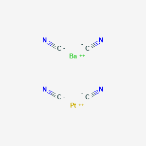 molecular formula C10H15N3O2 B1221347 Barium tetracyanoplatinate CAS No. 562-81-2