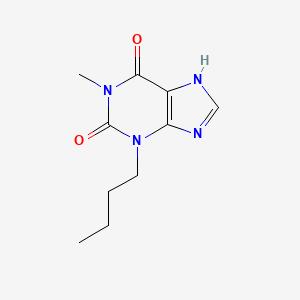 molecular formula C10H14N4O2 B1221348 1-Methyl-3-butylxanthine CAS No. 31542-48-0