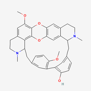 molecular formula C36H36N2O5 B1221359 Tiliacorinine CAS No. 27073-73-0