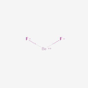 molecular formula BeF2 B1221369 Beryllium fluoride CAS No. 7787-49-7