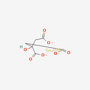 molecular formula C6H5GaO7 B1221372 Gallium citrate ga-67 CAS No. 41183-64-6