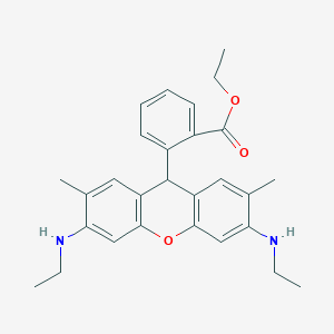 molecular formula C28H32N2O3 B1221386 Dihydrorhodamine 6G 