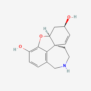 molecular formula C15H17NO3 B1221387 Norsanguinine 