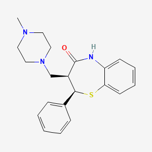 cis-2,3-dihydro-3-[(4-methylpiperazinyl)methyl]-2-phenyl-1,5-benzothiazepin-4(5H)-one