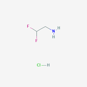 molecular formula C2H6ClF2N B122141 2,2-二氟乙胺盐酸盐 CAS No. 79667-91-7