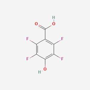 molecular formula C7H2F4O3 B1221410 2,3,5,6-Tetrafluoro-4-hydroxybenzoic Acid CAS No. 652-34-6