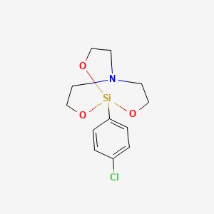 molecular formula C12H16ClNO3Si B1221411 1-(p-Chlorophenyl)silatrane CAS No. 29025-67-0