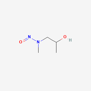 molecular formula C4H10N2O2 B1221415 N-Nitrosomethyl-2-hydroxypropylamine CAS No. 70377-77-4