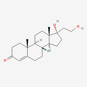molecular formula C21H32O3 B1221416 17,21-Dihydroxypregn-4-en-3-one CAS No. 10456-50-5