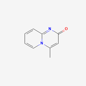 molecular formula C9H8N2O B12214165 4-Methyl-2H-pyrido[1,2-a]pyrimidin-2-one CAS No. 35549-22-5
