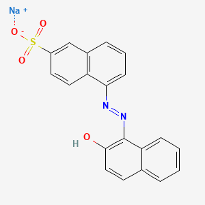 2-Naphthalenesulfonic acid, 5-((2-hydroxy-1-naphthalenyl)azo)-, sodium salt