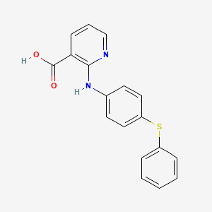(Phenylthio-4-phenylamino)-2-nicotinic acid