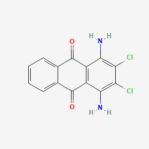 molecular formula C14H8Cl2N2O2 B1221424 1,4-Diamino-2,3-dichloroanthraquinone CAS No. 81-42-5