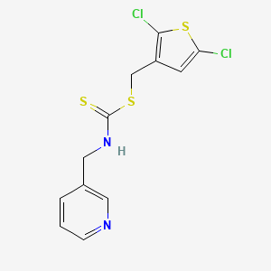molecular formula C12H10Cl2N2S3 B1221437 Cyto3C5 