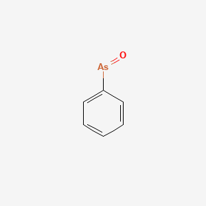 molecular formula C6H5AsO B1221442 Phenylarsine oxide CAS No. 637-03-6