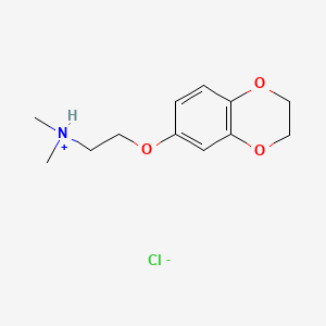 Ethylamine, 2-(1,4-benzodioxan-6-yloxy)-N,N-dimethyl-, hydrochloride