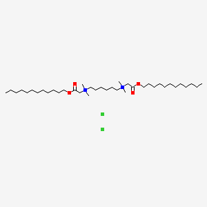 molecular formula C38H78ClN2O4+ B1221451 Dodeconium CAS No. 3818-69-7