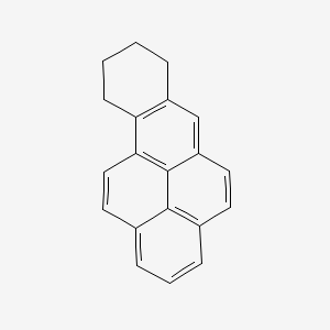 molecular formula C20H16 B1221477 7,8,9,10-Tetrahydrobenzo[a]pyrene CAS No. 17750-93-5