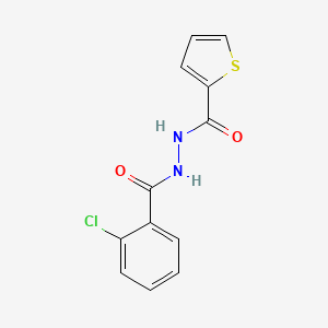 N'-[(2-chlorophenyl)-oxomethyl]-2-thiophenecarbohydrazide